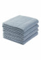 Towel 4-pack 50x100 cm blue-grey - SCHIESSER Home