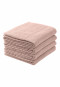 Towel 4-pack 50x100 cm soft pink - SCHIESSER Home