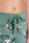 Pantaloni corti in pizzo con stampa floreale color kaki - Mix + Relax