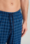 Pants long fine interlock midnight blue checkered - Mix & Relax