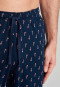 Broek lang fijn interlock suikerstokken rood  Mix + Relax