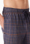Pantalon long carreaux graphite imprimé - Mix+Relax