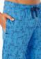 Lange broek met bedrukt maritiem indigo - Mix+ Relax