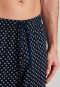 Pants long midnight blue patterned - Mix & Relax