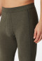 Pantaloni lunghi in cotone biologico di colore verde screziato - Essentials