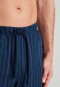 Hose lang Webware Bündchen Streifen jeansblau - Mix+Relax
