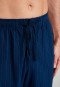 Broek lang flanel strepen blauw  Mix+Relax