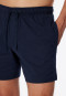 Long jersey boxers dark blue - Mix & Relax Cotton