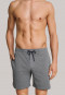 Long Boxer Jersey dunkelgrau meliert - Mix & Relax Cotton