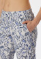 Loungehose 3/4-lang Blumenprint multicolor - Mix+Relax