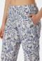 Loungebroek lang bloemenprint meerkleurig - Mix+Relax