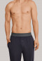 Loungehose lang Jersey Bündchen dunkelgrau - Mix & Relax Cotton Modal