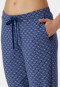 Lounge pants long jersey patterned multicolored - Mix & Relax