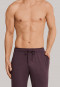 Loungehose lang Jersey rotbraun - Mix & Relax Cotton Modal