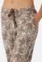Lounge pants long modal cuffs taupe - Mix+Relax