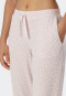 Lounge pants long modal cuffs powder pink - Mix & Relax