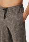 Loungebroek lang biologisch katoen bladeren taupe - Mix+Relax