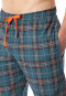 Lounge pants long Organic Cotton chequered multi-colored - Mix+Relax