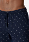 Pantalon d'intérieur coton bio bleu foncé imprimé - Mix+Relax