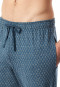 Pantaloni Lounge lunghi jeans in Organic Cotton blu fantasia - Mix+Relax Organic Cotton