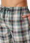 Loungehose lang Webware Organic Cotton Karos mehfarbig - Mix+Relax