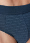 Minislip met patroon, diepblauw - Comfort Fit