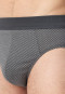 Minislip Organic Cotton gemustert anthrazit - Comfort Fit