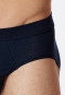 Mini slip biologisch katoen gedessineerd nachtblauw - Comfort Fit