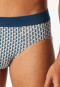 Mini briefs Organic Cotton patterned silver - Comfort Fit