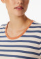 Nachthemd langarm Ringel champagner - Casual Essentials