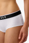 Culotte à double côtes coton bio blanc - Pure Rib