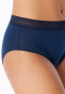 Culottes menstruelles Retro Lot de 2 dentelles noir/bleu foncé - SCHIESSER Care