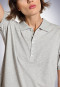 Short-sleeved polo shirt, heather gray - Revival Carla
