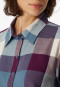 Pyjama long flanelle coton bio carreaux multicolore - selected! premium