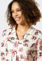 Pyjama lang Reverskragen Blumenprint sahara - Modern Floral