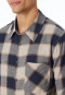 Pyjama Webware Flanell natur kariert - Selected Premium Warming
