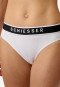 Slip rio double côtes coton bio blanc - Pure Rib