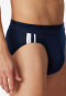 Rio briefs 3-pack organic cotton stripes dark blue - 95/5