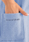 Sauna-handdoek drukknopen lichtblauw - SCHIESSER Home