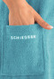 Sauna-handdoek drukknopen 80x130 turquoise - SCHIESSER Home