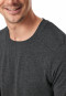 Pyjama dubbelrib lange donkergrijs gemêleerd - Modern Nightwear