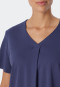 Pyjama court interlock encolure en V multicolore - Comfort Fit