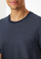 Pajamas short midnight blue patterned - Comfort Essentials