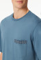 Schlafanzug kurz Organic Cotton Karos graphit - Comfort Nightwear