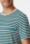 Pyjamas short Organic Cotton stripes denim blue - Casual Nightwear