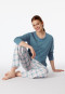 Pyjama lang blauw-grijs - Comfort Essentials