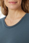 Pyjama lange manchetten gestreepte jeansblauw - Casual Essentials