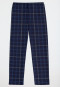 Pajamas long dragon checks blue - Boys World