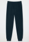 Pajamas long interlock cuffs dream motifs midnight blue - Nightwear