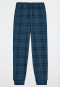 Pajamas long interlock checks mineral - Nightwear